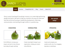 Tablet Screenshot of darcyluoma.com